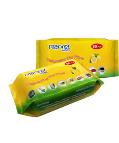 Marvel Disinfecting Wet Wipes - 80Pcs